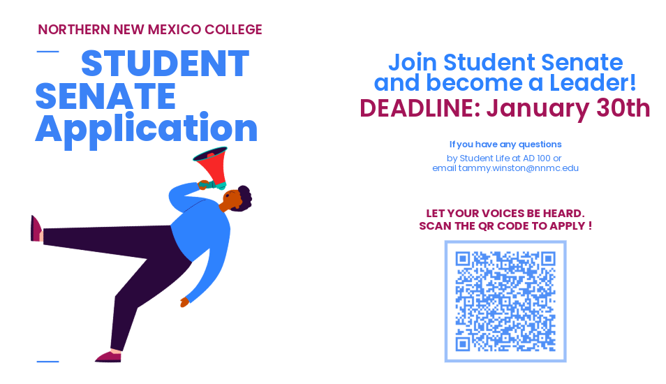 Spring 2026 Student Senate Application announcement